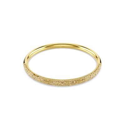 Armreif SWAROVSKI "Schmuck Geschenk Sublima Armreif" Gr. S, gelb (gelbgoldfarben, goldfarben, goldfarben), Armbänder, Damen, S, Metall, Armreif, mit Swarovski Kristall
