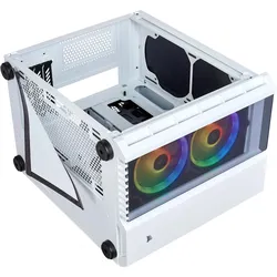 Corsair Crystal 280X TG RGB (mATX), PC Gehäuse, Weiss