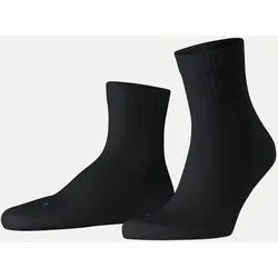 Unisex Kurzsocken Run Rib Schwarz 46-48