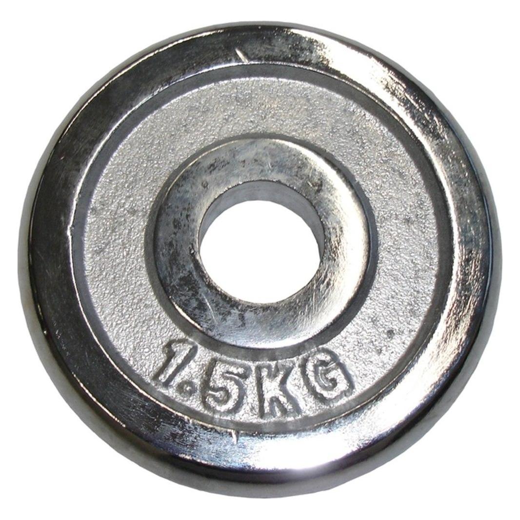 Kubi Sport Kubisport Talerz Ciężar Ciężarek Obciążenie Chromowane Solidne KUBISPORT 1,5kg -25mm (76177523)