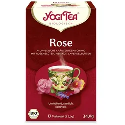 YOGI TEA Rose Bio Filterbeutel 17X2.0 g