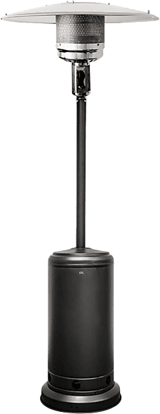 Estufa de gas - ok. OPH 148121 ES, De exterior, 1400 W, Gas: propano, butano o mixto, Control mecánico, Negro
