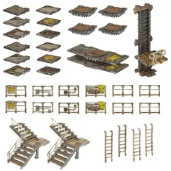 Games Workshop Necromunda Zone Mortalis Platforms and Stairs (Kunststoff)