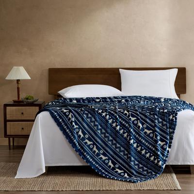 Eddie Bauer Ultra Soft Plush Fleece Lightweight All Season Blanket
