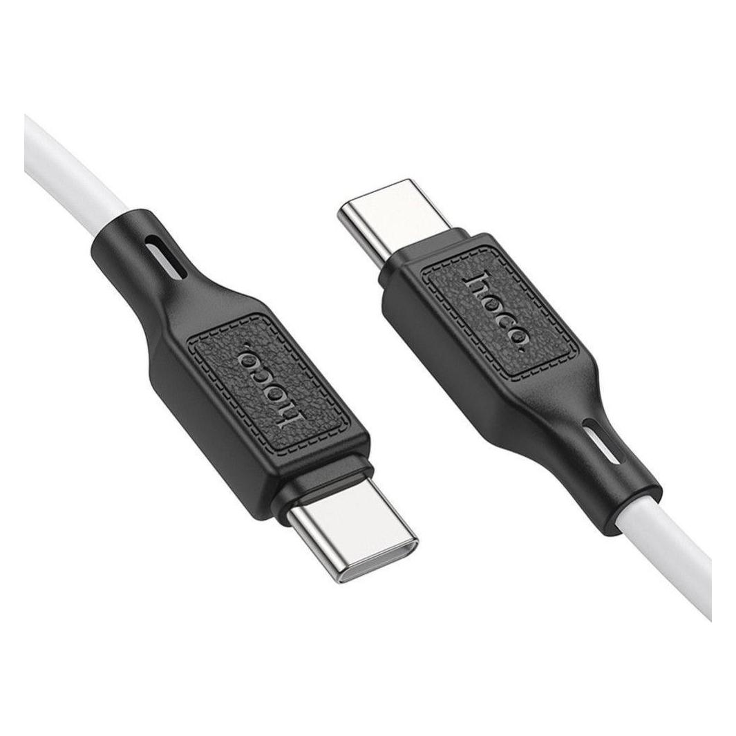 Hoco Cable cable Type C to Type C 3A 60W X90 1 m white (1 m, 60 W) (HOCO)