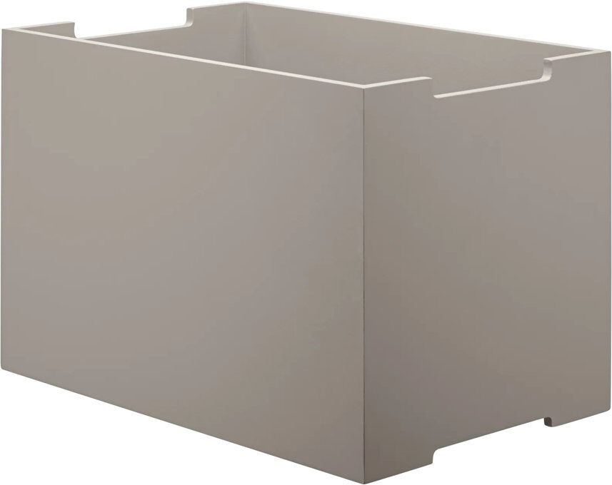 Blomus Box Grey 37.6cm H x 39.3cm W x 24.8cm D