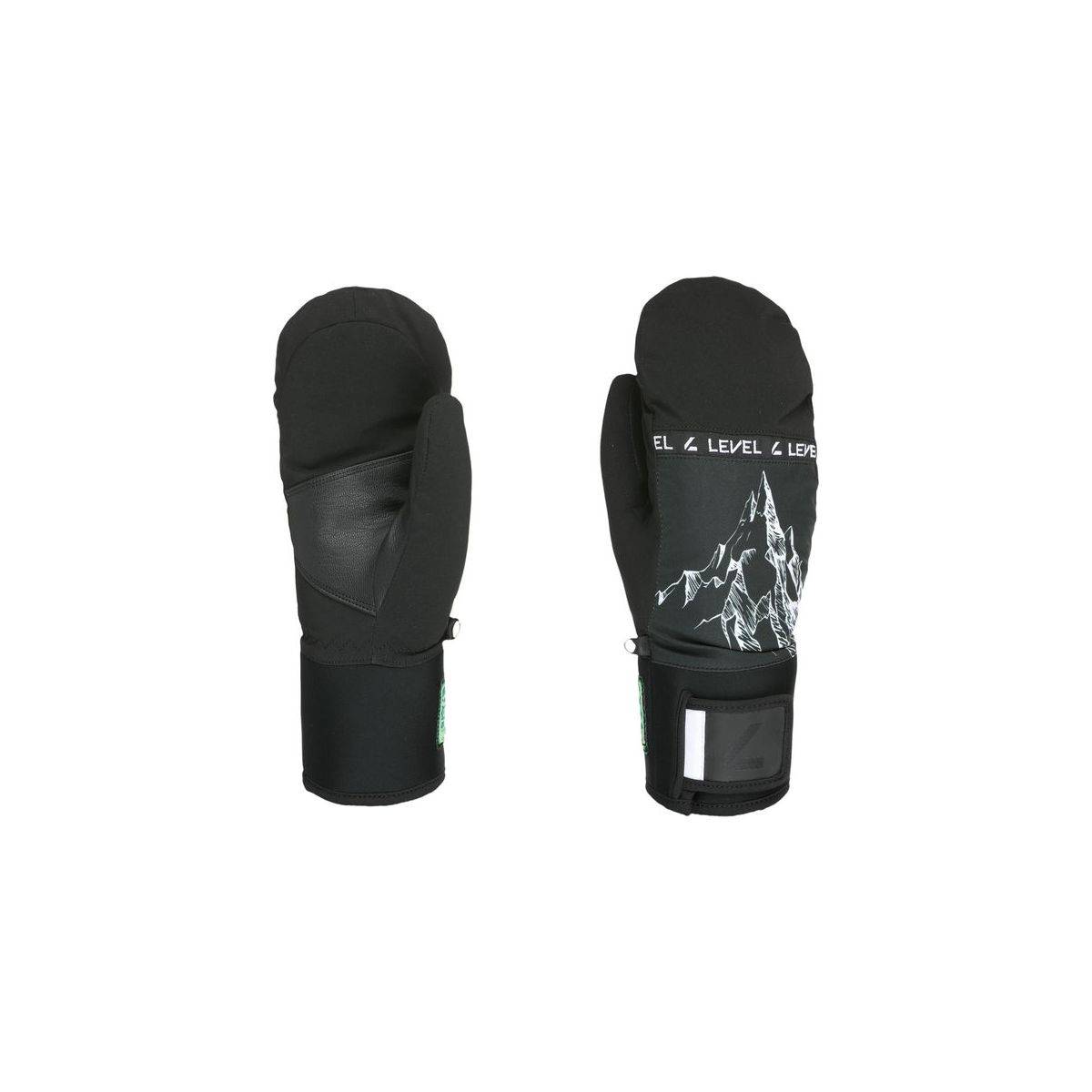 Level Comet Mitten JR black-white (35) 8 4139JM-35-8