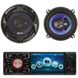 PNI, Car HiFi Lautsprecher, Clementine 9545 Auto-MP5-Player-Paket + Koaxial-Autolautsprecher HiFi500, 100 W, 12,7 cm (12.70 cm)
