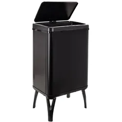 WellHome - Intelligenter Mülleimer 40L in Schwarz 35,5x26x71,5 cm – automatische/manuelle Öffnung