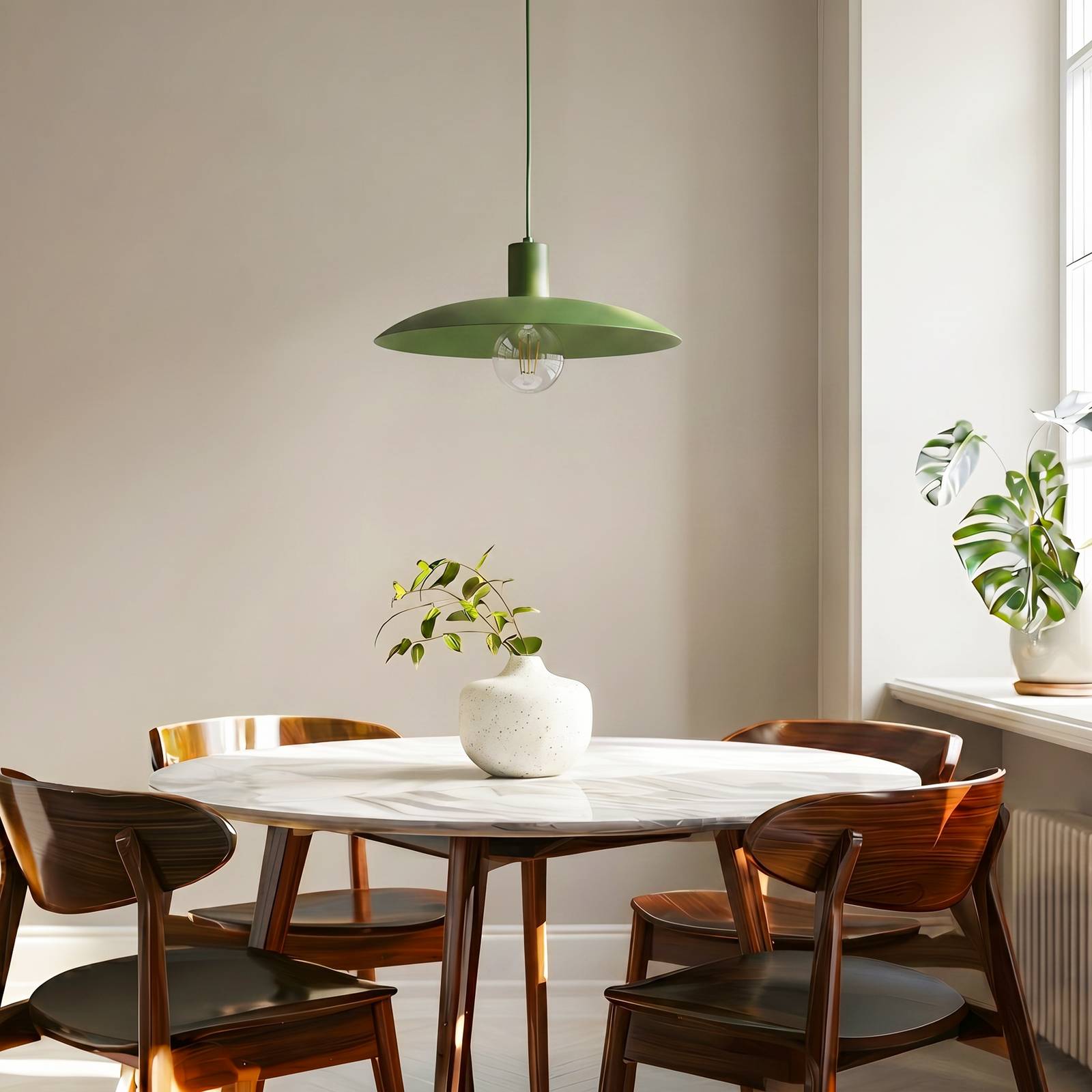 Hängelampe Astra TK Lighting, dimmbar, grün, für Wohn- / Esszimmer, Metall, Modern, Pendelleuchte