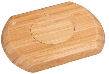 Creative Labs Home's 12'' x 7 5/8"" x 9/10"" Bamboo Expandable Trivet"