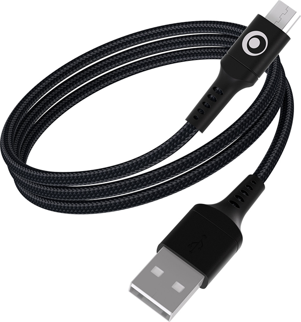 BigBen Connected USB-A naar Micro-USB oplaad- en datakabel, 10,5W, 1,2 meter, zwart