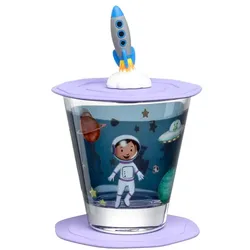 Leonardo Wasserglas Weltall 3tlg. Glas Bunt S (Small)