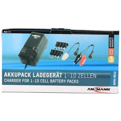 Ansmann ACS 110 mit Spezialstecker Steckerladegerät für Akkupacks 1,2-12 V