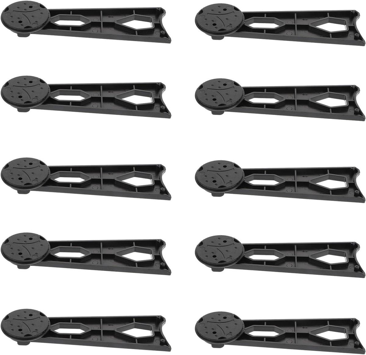 20 stuks Fotolijststeunen - Draaibare Beugels - Zwart