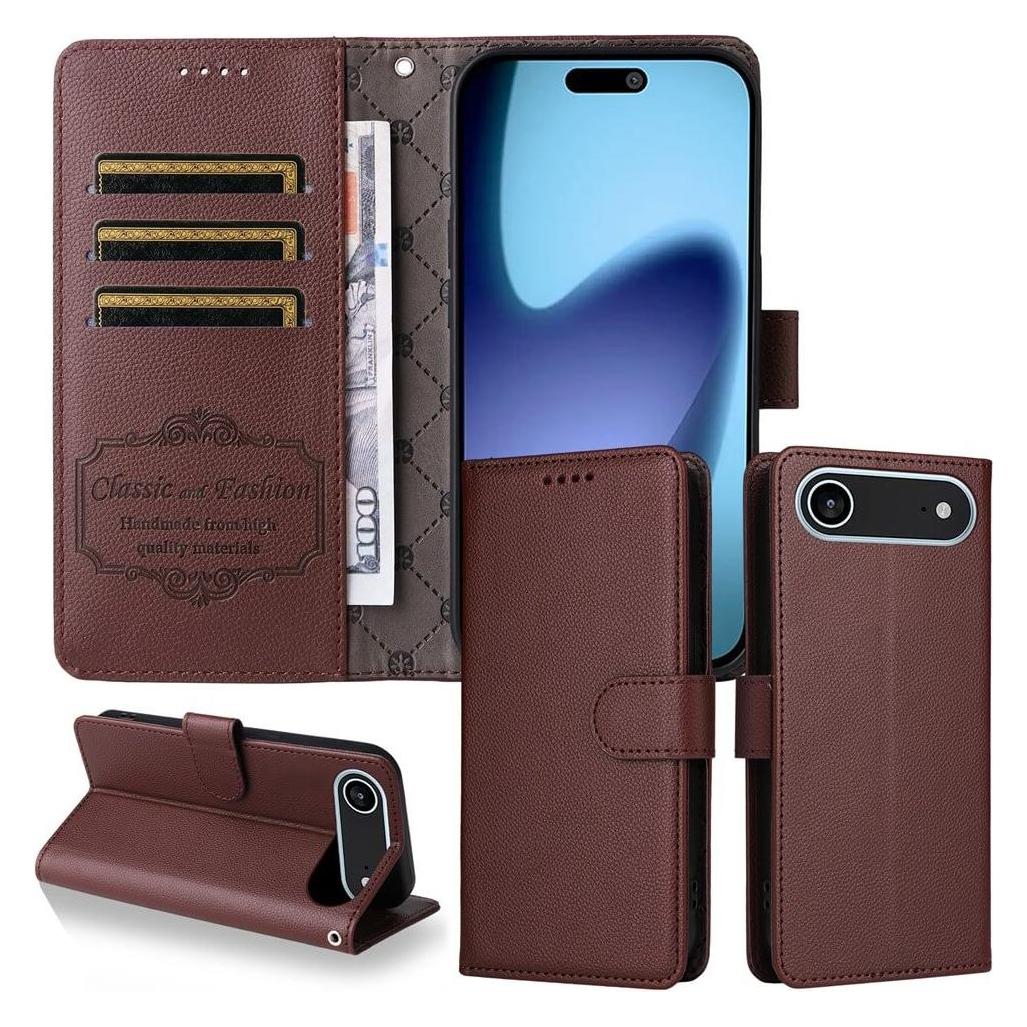 Cover-Discount Lederoptik-Hülle mit strukturierter Oberfläche (Apple iPhone Air) (61210595)