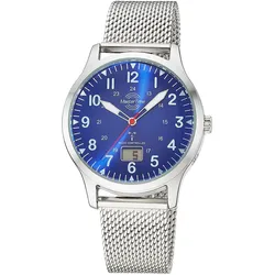 Master Time MTGA-10961-32M Herren-Funkuhr Super Power Aviation Blau