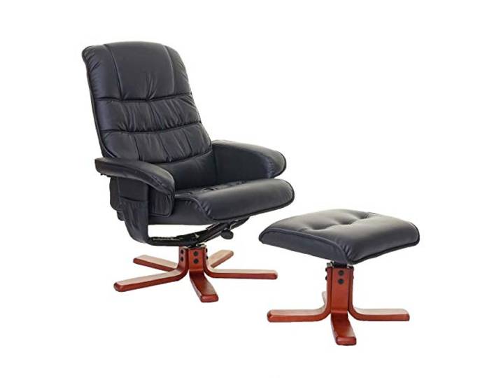 Mendler Relaxsessel HWC-E30 - Kunstleder schwarz