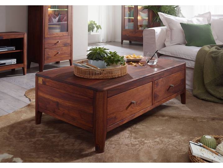 Table basse 120x70 Palissandre huilé Noisette BROOKLYN #12