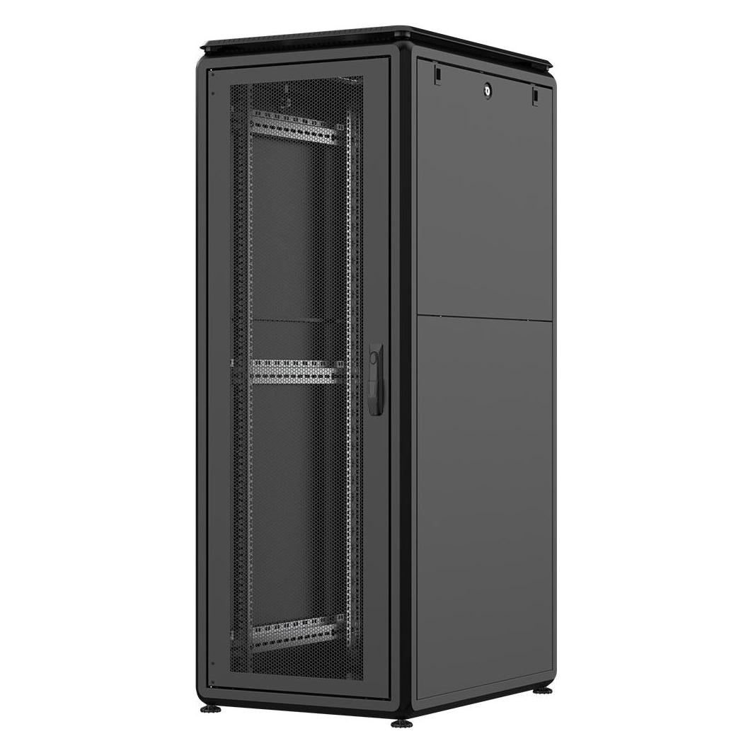 Rockstable 32HE 19 Zoll 600x800x1583mm (BxTxH) Serverschrank | Netzwerkschrank perforierte Tür (32 HE, 19 Zoll Rack) (RSPL19-6832PP)
