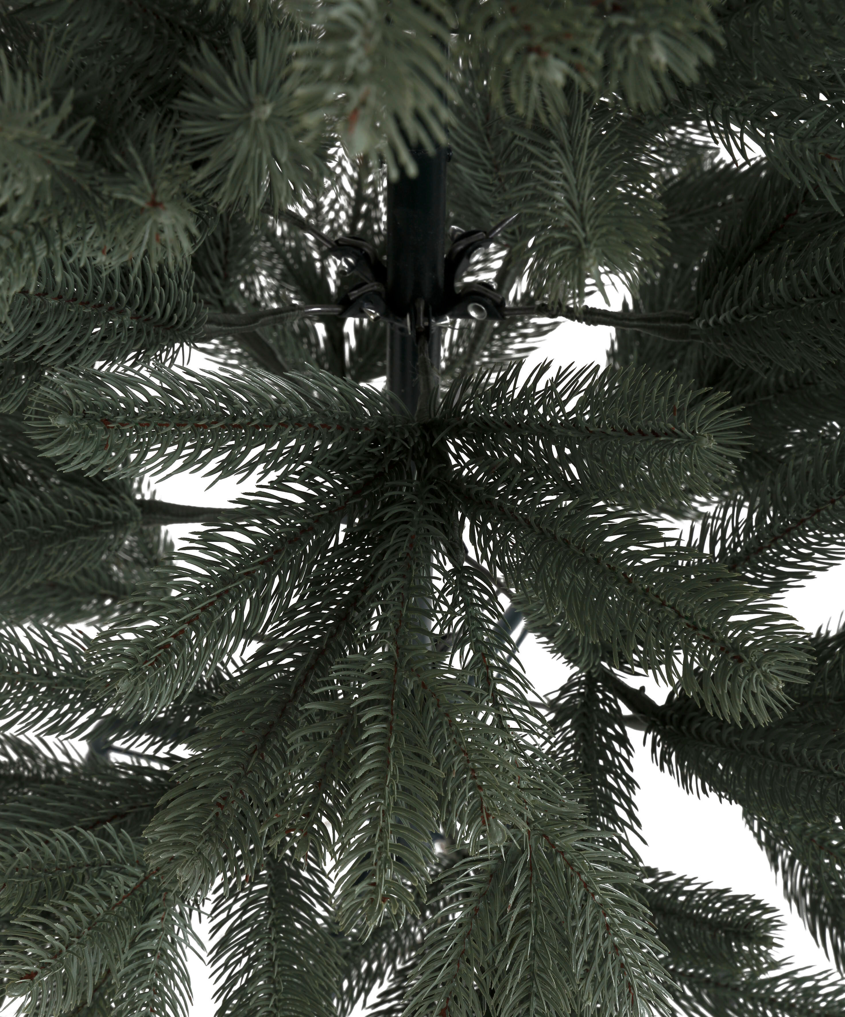 Künstlicher Weihnachtsbaum "Weihnachtsdeko, Grey/Green, künstlicher Christbaum, Tannenbaum", grün, H:210cm Ø:116cm, Kunststoff, MYFLAIR MÖBEL & ACCESSOIRES, Weihnachtsbäume, Künstlicher Weihnachtsbaum, mit Metallständer und biegsamen Zweigen, Topseller