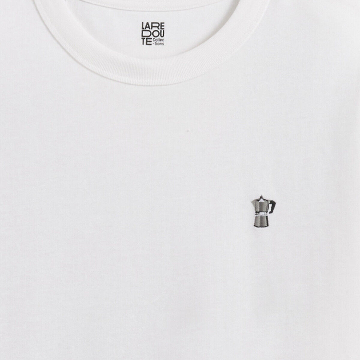 LA REDOUTE COLLECTIONS T-shirt avec broderie cafetière
