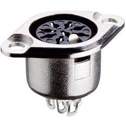 Lumberg 0103 05-1 DIN-Rundsteckverbinder Flanschbuchse, Kontakte gerade Polzahl: 5 Silber 1 St.