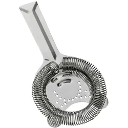 Barsieb & Cocktailsieb - Hawthorne Strainer PROFI, mit 2 Ohren - Für perfekte Cocktails & Drinks