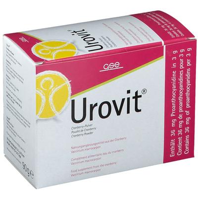 GSE Urovit Cranberry Pulver 30x3 g