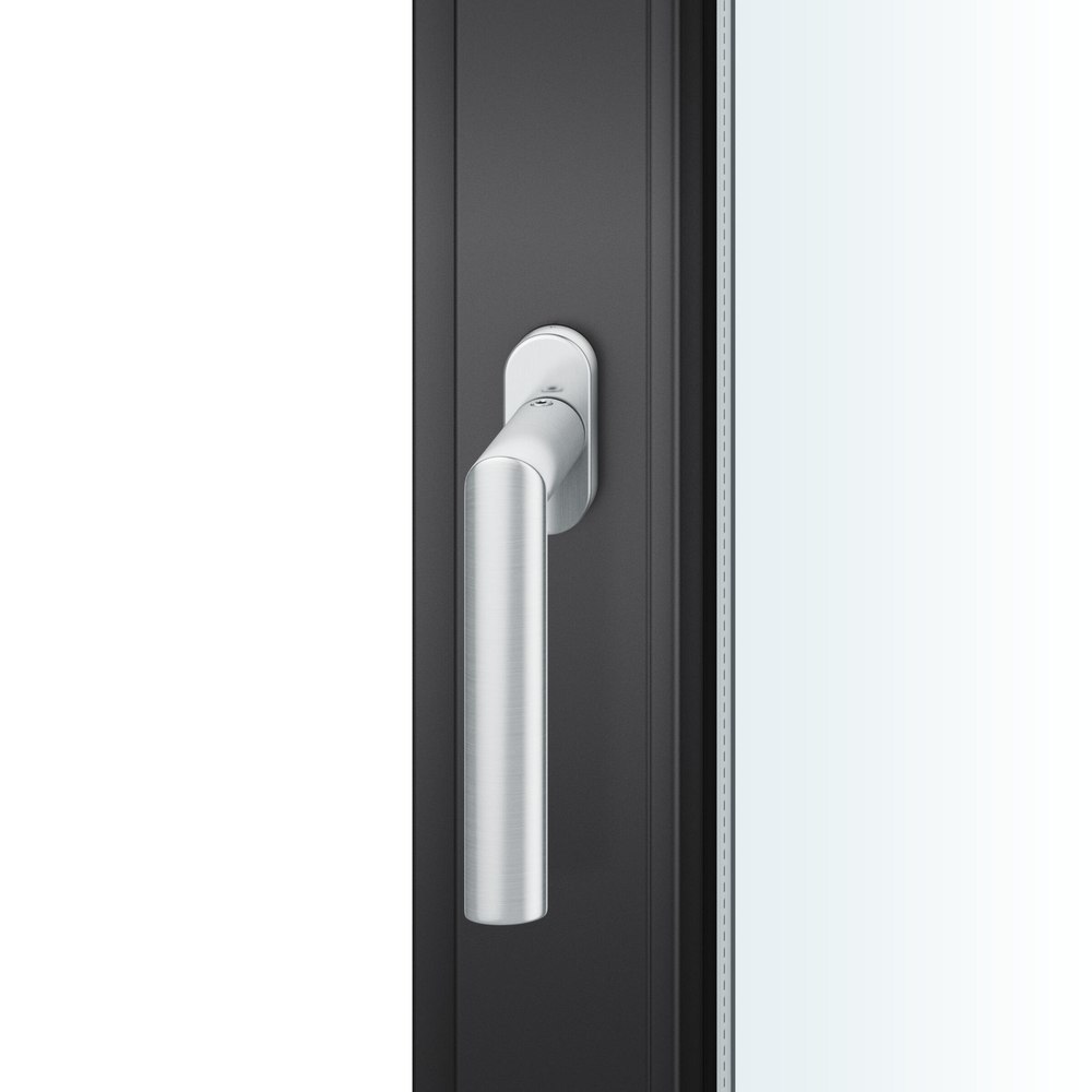 FSB Fenstergriff 34 1108, Standard, schmal oval,Vierkant 7/24-38, edelstahl fein matt 0 34 1108 09030 6204