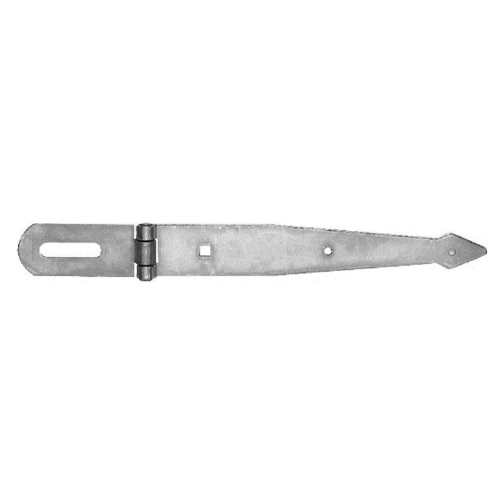 Magni PollmannBaubeschläge 1722500 Überfalle leicht 250 mm, Ende spitz, hell verzinkt (229606)