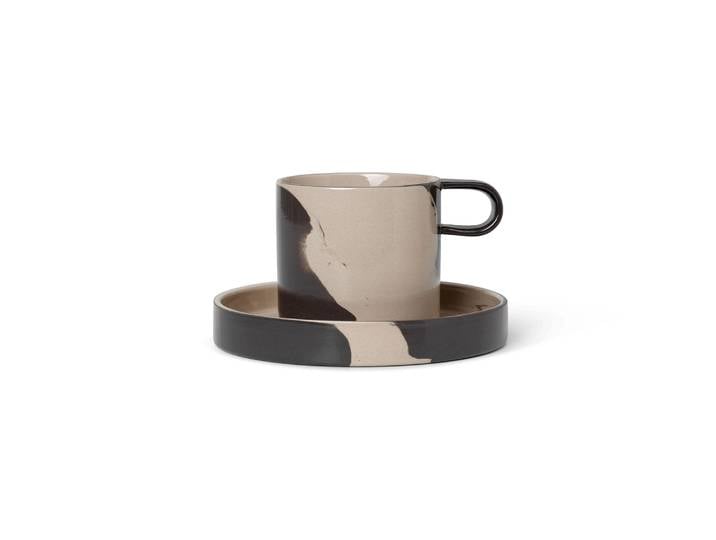 Ferm Living - Tasse Inlay - Beige - Grès émaillé - Designer Trine Andersen