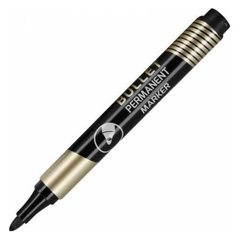 Easy Stationery Permanentmarker schwarz (24 Stück) (24x) (485569)