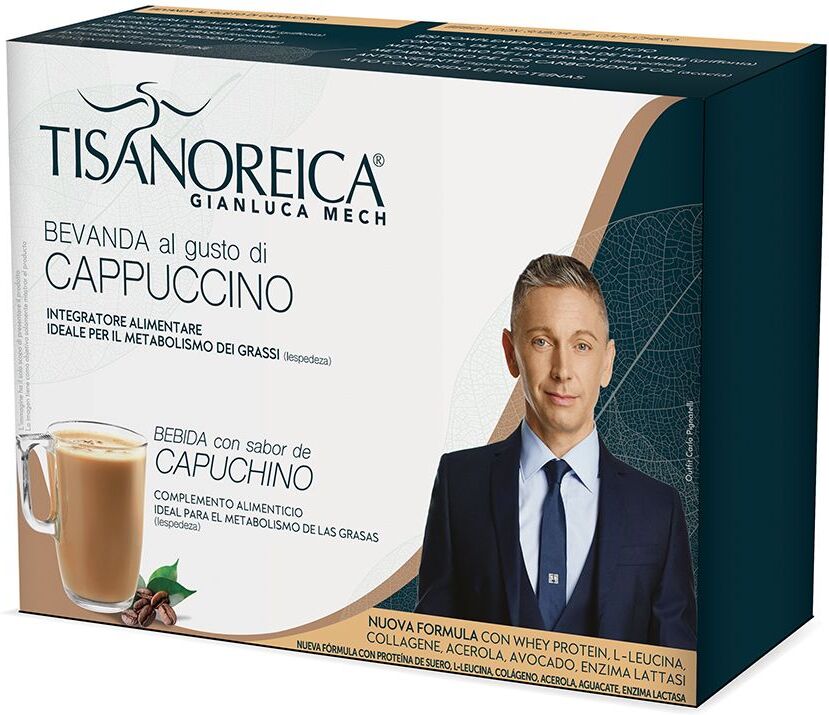 GIANLUCA MECH Srl Tisanoreica Bevanda Cappuccino 4x28,5g - Bevanda Cappuccino