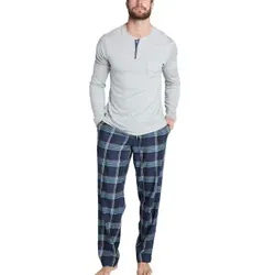 Jockey Pants Woven Blau/Hellblau Small Herren