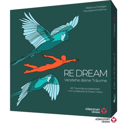 RE:DREAM: Verstehe deine Träume - 65 Traumdeutungskarten mit Guidebook & Dream Diary, Set von Rebecca Prediger,Klausbernd Vollmar, Königsfurt-urania,