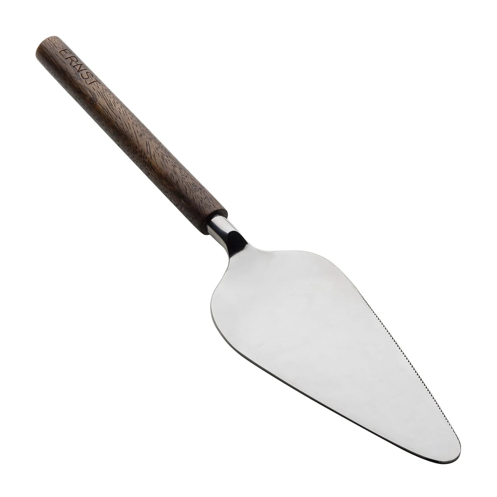 ERNST taartschep met houten handvat Donkerbruin