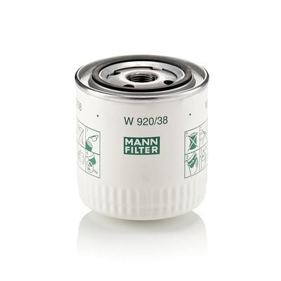MANN-FILTER Ölfilter W 920/38 Anschraubfilter 85mm GewindemaßM20x1.5 für Volvo