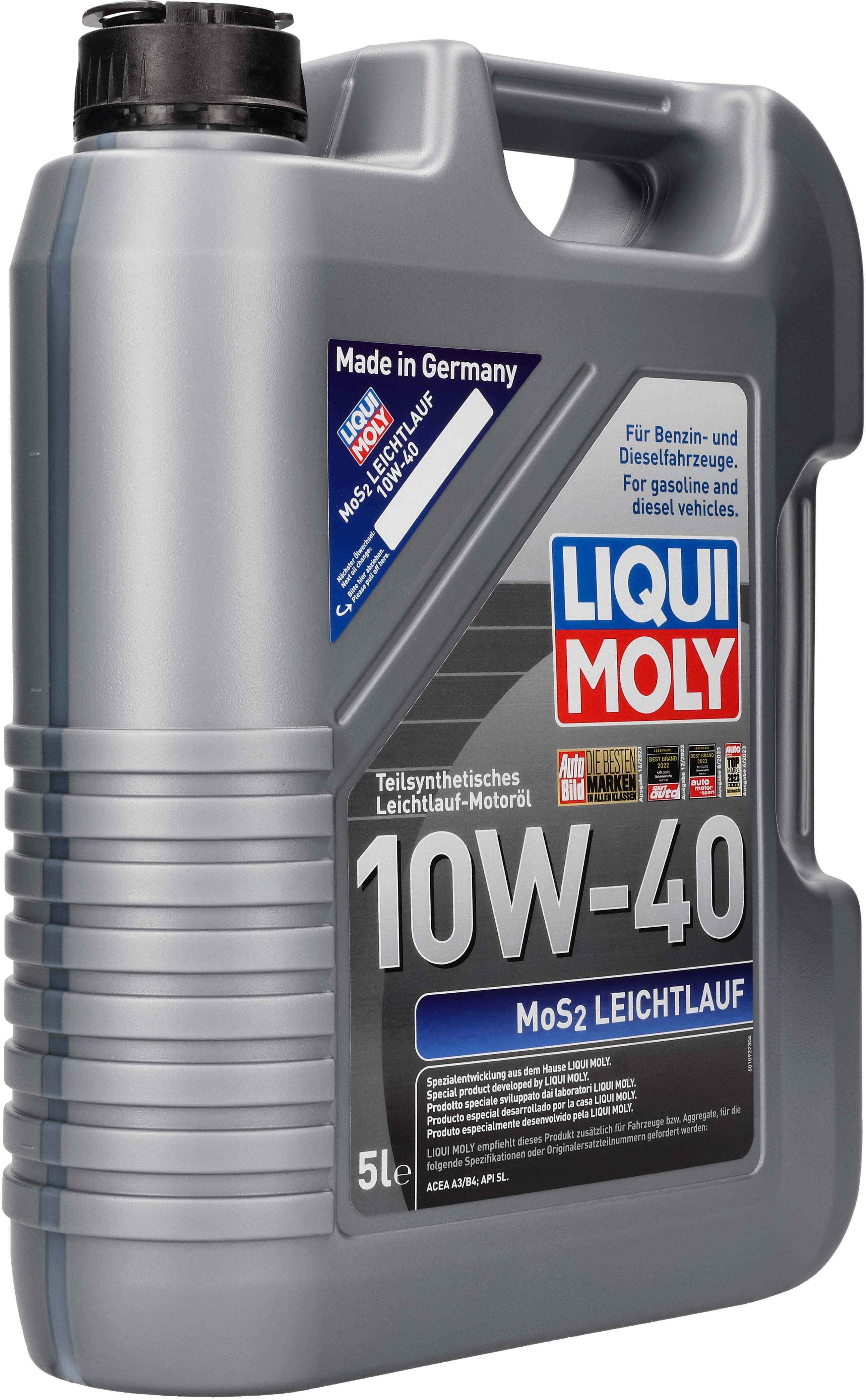 Liqui Moly Motoröl Mos2 Leichtlauf 10w-40 [5 L] 1092 5l