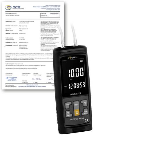 PCE Instruments Digitalmanometer PCE-PME 10-ICA PCE-PME 10-ICA Anschluss (Manometer): Unterseite -100 bis 100 mbar 1St.