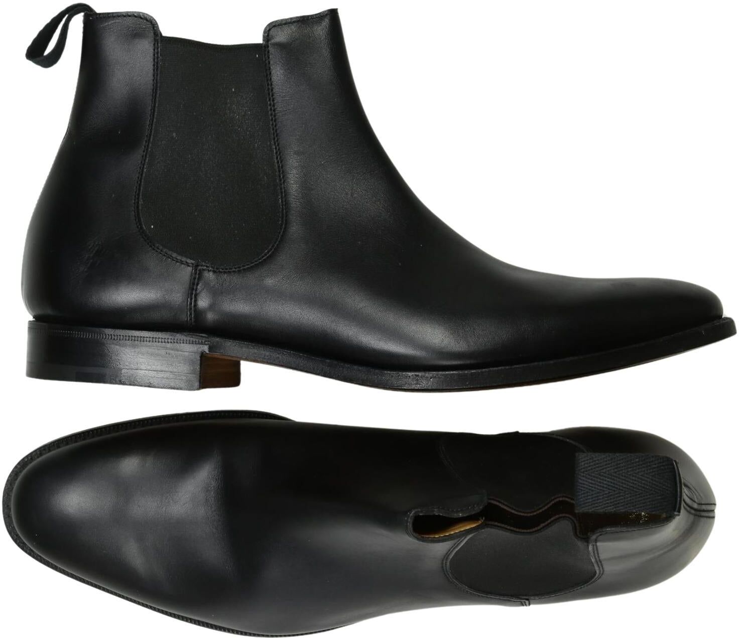Church's Herren Stiefel, Schwarz, Gr. EU 42 (UK 8), Leder - Second Hand