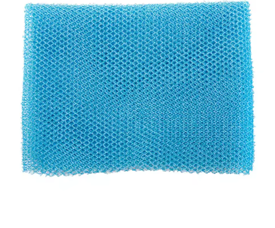 Perfect Picks Market Easy Foaming Exfoliating Back Scrubber Net Sponge For Smooth Skin Shower Care blue