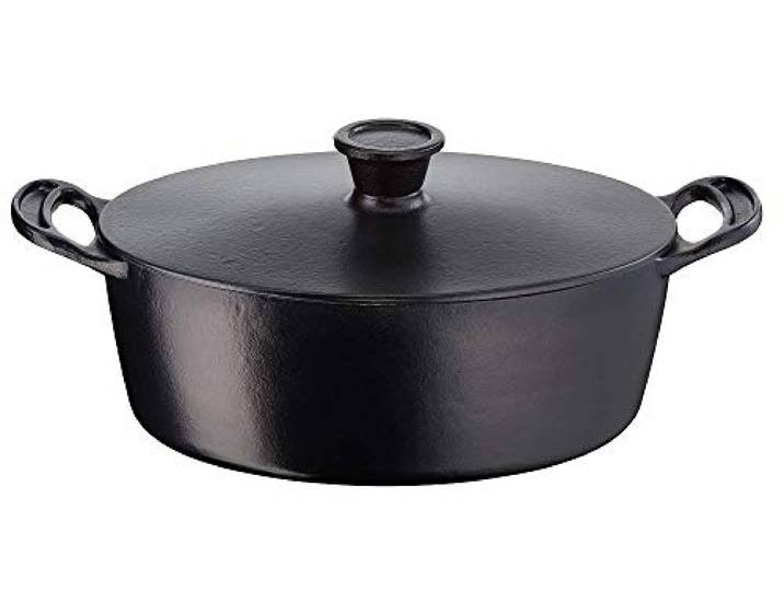 Tefal Jamie Oliver, hochwertiger Kochtopf, Gusseisen, Induktion, oval, 30 x 22 cm