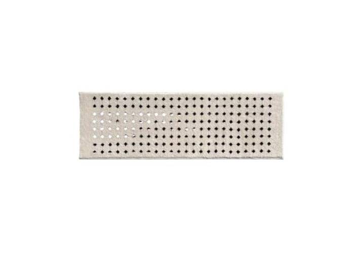 YXINAER gestreifter Teppich Teppich for Schlafzimmer-Nachttisch Minimalistische gestreifte Bodenmatte, langer Teppich, Beige, Heimdekoration(Type 7,120x300cm)