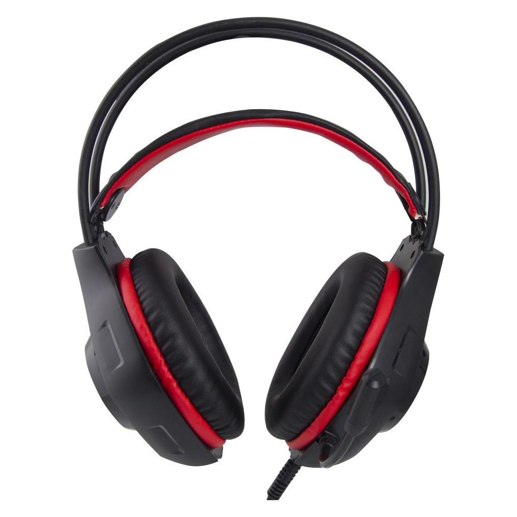 Esperanza EGH420R Kopfhörer mit Mikrofon Kopfband Schwarz Rot (NC, Kabelgebunden) (EGH420R)
