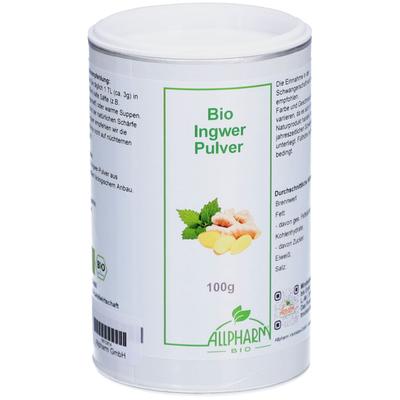 BIO Ingwer Allpharm Premium Pulver 100 g