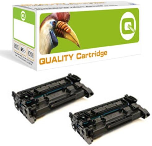 Q-nomic 26X (CF226X) Pack doble toner negro XL