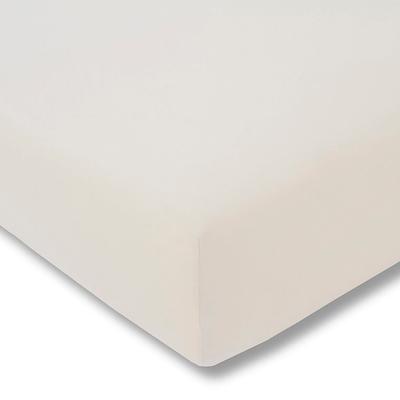 Spannbettlaken ESTELLA "Jersey-Stretch-Spannbetttuch", beige (elfenbein), B:150cm, Jersey-Elasthan, Obermaterial: 97% Baumwolle, 3% Elasthan, Bettlaken, Spannbettlaken, Der Maßanzug für die Matratze
