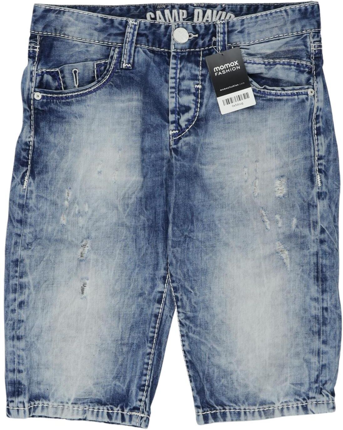 Camp David Herren Shorts, Blau, Gr. S, Baumwolle - Second Hand