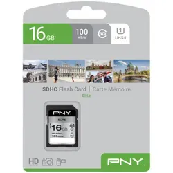PNY Elite 16 GB SDHC UHS-I Klasse 10
